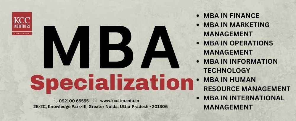 List of MBA Specialization