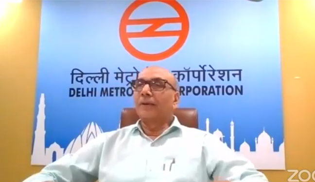 Mr. Mangu Singh, MD-DMRC Live for the Webinar Organized by KCC Institutes, Delhi-NCR, Greater Noida.