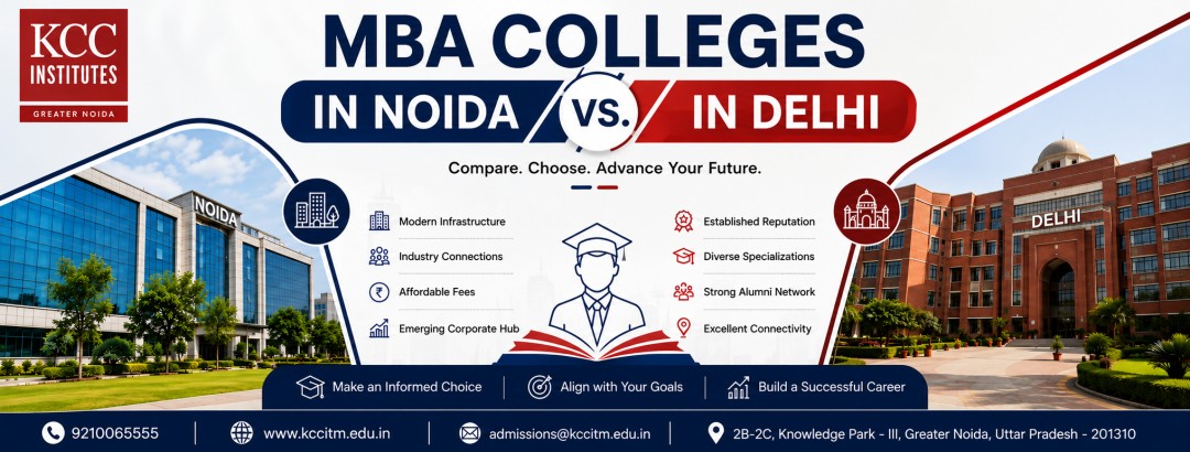 MBA Colleges in Noida vs MBA Colleges in Delhi